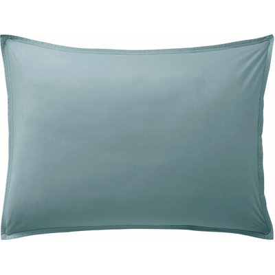 Taie d'oreiller percale de coton lavé unie, Elegance BATON ROUGE