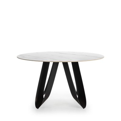 Table à manger 6 personnes ronde en céramique - ZALCOR DRAWER