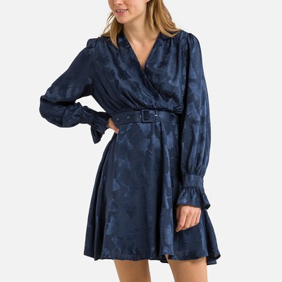 Robe satinée ceinturée VILA