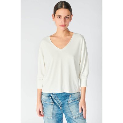 T-shirt manches 3/4, col V LE TEMPS DES CERISES