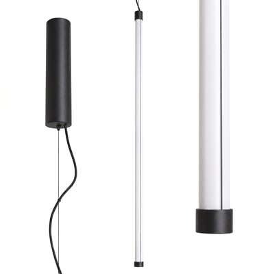 Suspension Acier Noir LED 1 Trang EDEN
