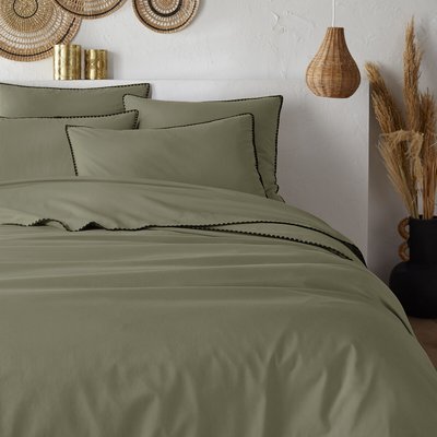 Signatures Merida Embroidered 100% Washed Cotton Duvet Cover LA REDOUTE INTERIEURS
