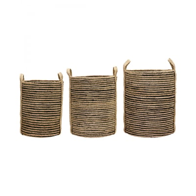 Lot de 3 paniers de rangement Dungi h 37 cm HOUSE DOCTOR
