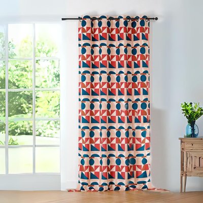 Rideau tamisant au style seventy LINDER