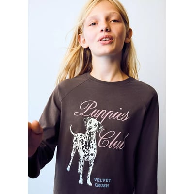 T-shirt en coton imprimé MANGO KIDS