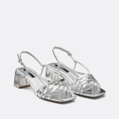 Sandali metallo con tacco Zoe PEPE JEANS