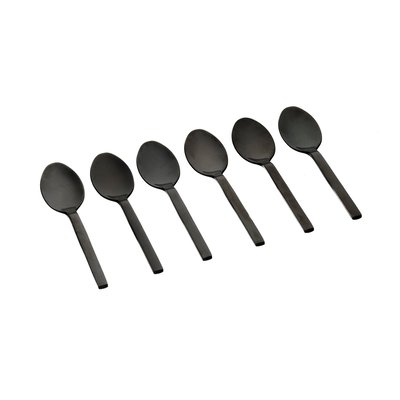 Lot de 6 petites cuillères en inox, NUDE BJORN