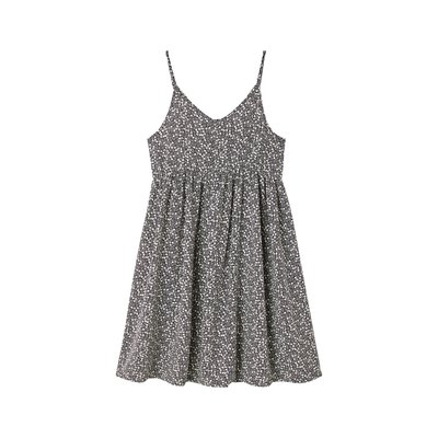 Robe courte à bretelles motifs fleurs JONEN