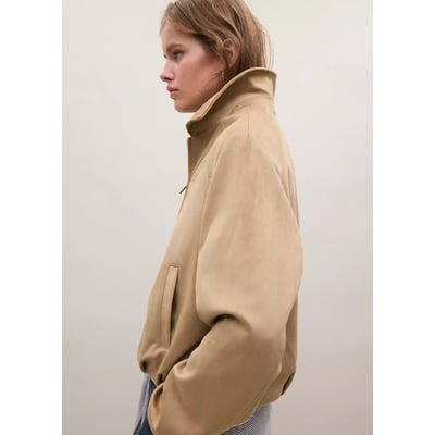 Veste ballon effet daim MANGO TEEN
