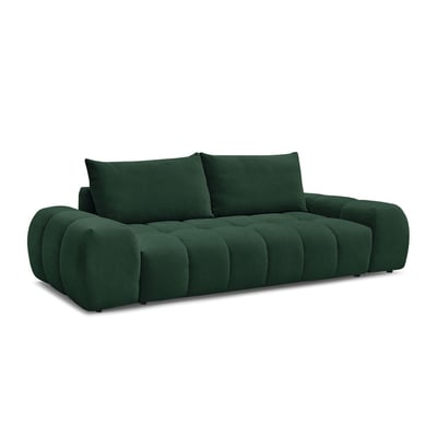 Canapé droit fixe 3 places en tissu texturé, EVEREST BOBOCHIC