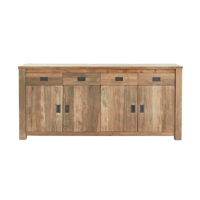 Buffet en bois de teck recyclé 200 cm  CARGO BERAH GETAH