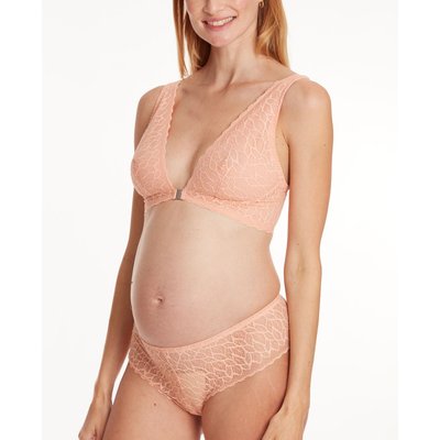 Brassière de maternité et d'allaitement Bliss pêche CACHE COEUR