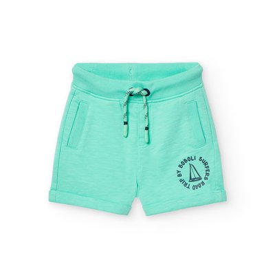 Bermuda uni en coton BOBOLI