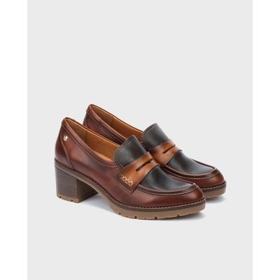 Mocassins à talons en cuir Llanes PIKOLINOS