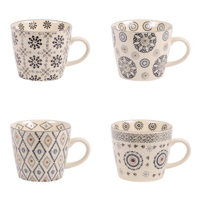 Coffret de 4 tasses   30 cl-NELSON TABLE PASSION