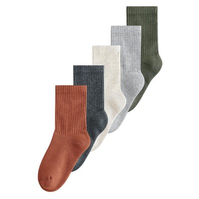 Chaussettes côtelées, 5 paires NEXT