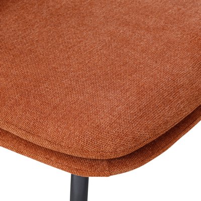 Fauteuil tissu safran Luz ZAGO