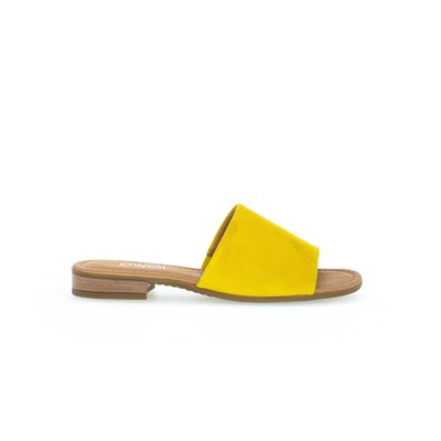 Mules en cuir à talon décroché GABOR