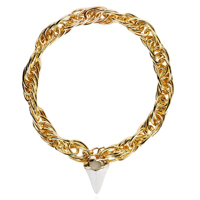 Collier chaîne grosse maille avec pendentif MOODY HIPANEMA
