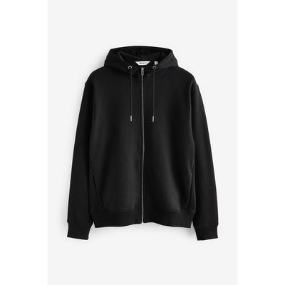 Sweat à capuche zippé coupe classique NEXT