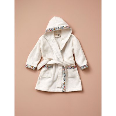 Peignoir enfant éponge et tissu Liberty CYRILLUS