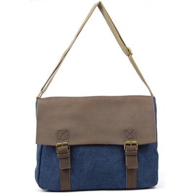 Sacoche cuir et toile CANCUN OH MY BAG