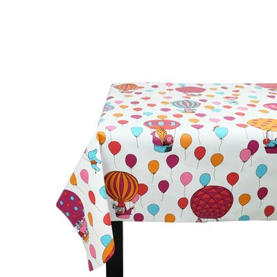 Nappe enduite carrée ou rectangle CIRQUE FLEUR DE SOLEIL