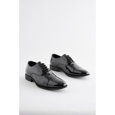 Chaussures oxford vernies à bout rapporté NEXT