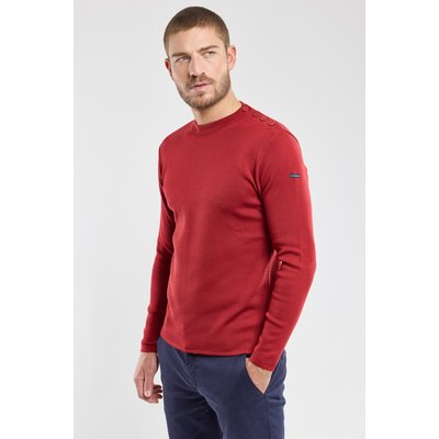 Pull marin à boutons en laine mérinos GOULENEZ ARMOR-LUX