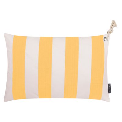 Housses de coussin extérieur rayées avec corde SANTORIN lot de 2 MAGMA HEIMTEX