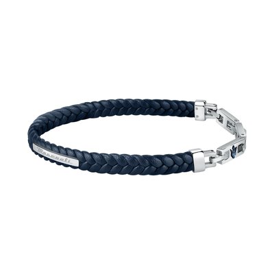 Bracelet en acier et cuir MASERATI