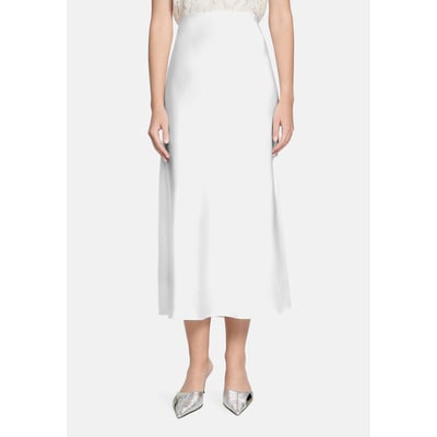 Jupe en satin longueur mollets VERA MONT