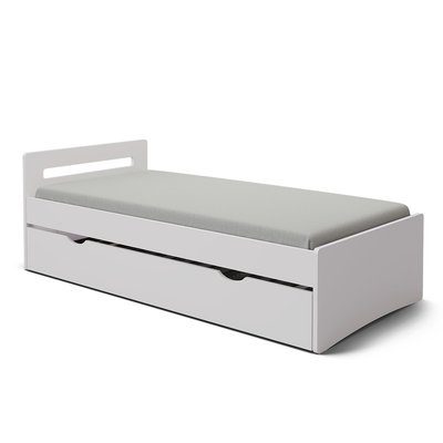 Pack lit gigogne avec matelas Bois massif  LEO AKITEN RETAIL