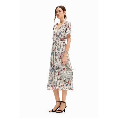 Robe boheme blanche La Redoute