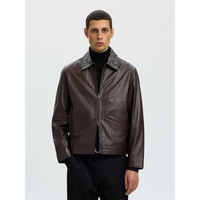 Veste En Cuir SELECTED