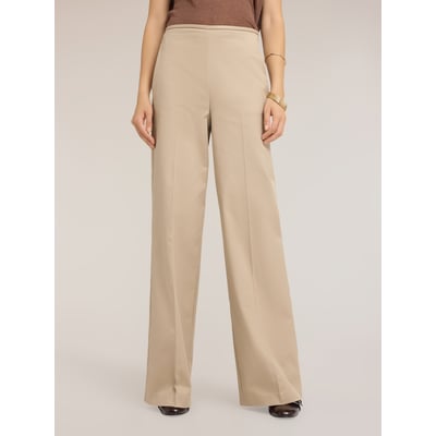 Pantalon palazzo à pli marqué MOTIVI