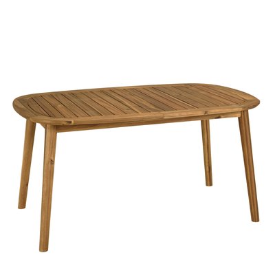 Table de jardin extensible en acacia huilé 150/200x100cm OSTIA PIER IMPORT