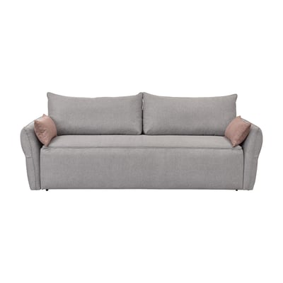 Canapé lit 3 places avec coffre et matelas L238 cm - LAGOS CALICOSY