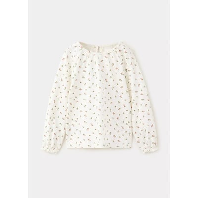 T-shirt coton fleurs MANGO BABY