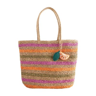 Sac fourre-tout en raphia coupe classique NEXT