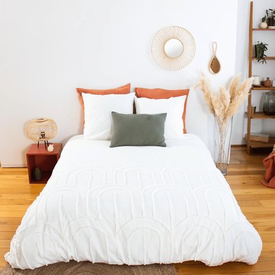 Parure de lit 3 pièces en coton tufté HOME MAISON