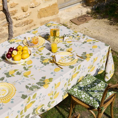 Nappe Jardin d'agrumes - Coton & Polyester TRADITION DES VOSGES
