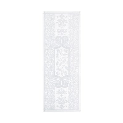 Chemin de table en Coton, SIENA BLANC LE JACQUARD FRANCAIS