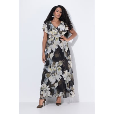 Robe maxi à ceinture. Décolleté V ULLA POPKEN