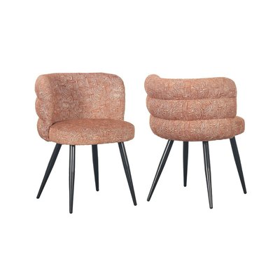 Lot de 2 chaises tissu, SOLEA BOBOCHIC