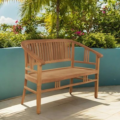 Banc jardin en teck massif Ector WANDA COLLECTION