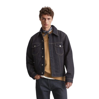 Veste en jean regular en denim de coton bio solide MARC O’POLO DENIM