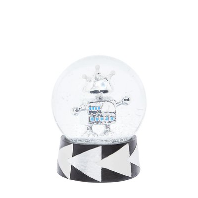 Boule à neige décorative de noël figurine robot en résine H14 SIA DECO