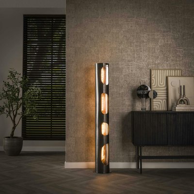 Lampadaire cylindrique ouvert H 145 cm RALF PIER IMPORT