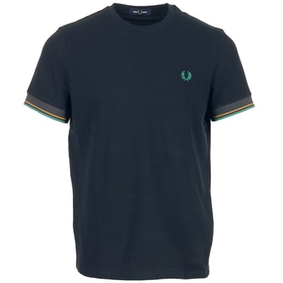 TWIN TIPPED CUFF T-SHIRT FRED PERRY